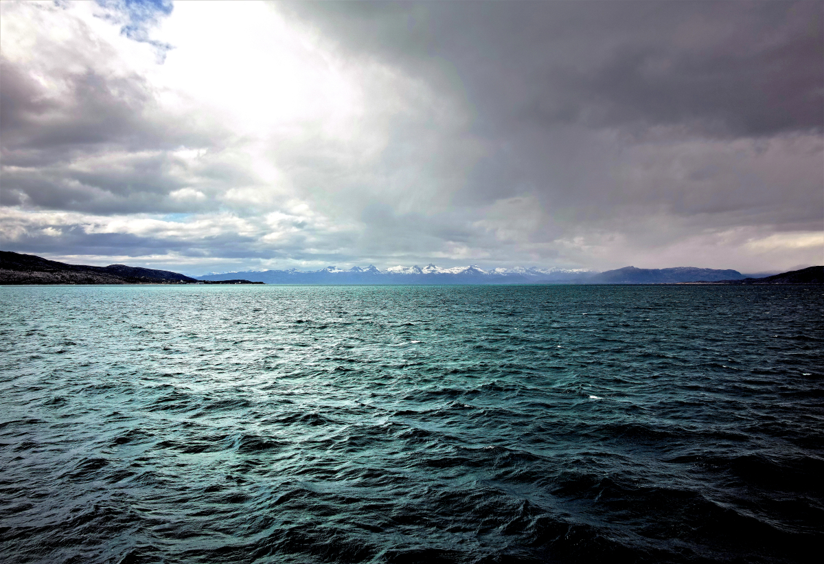Regen, Überfahrt nach Bodø / Norwegen