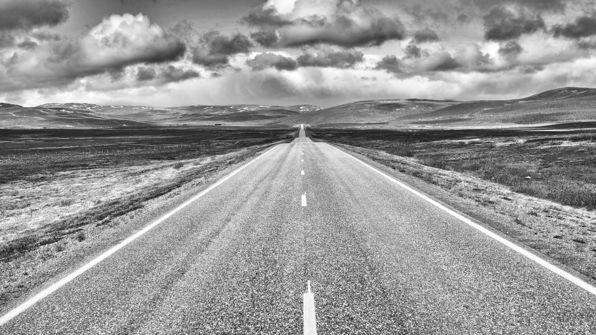 Auf der E6 nach Kirkenes / Norwegen